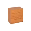 Cajonera de 70 cm para armario 4 cajones acabado roble bisel. 73,4 cm(alto)70 cm(ancho)45 cm(fondo)