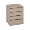 Cajonera Merise en color roble. 61,4 cm(alto)50 cm(ancho)44 cm(largo)