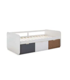 Cama nido Romina con cajones. Largo: 105cm Ancho: 195.2cm Alto: 70cm