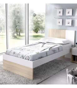 Cama Santisteban 90 cm para dormitorio juvenil 79 cm(alto)97 cm(ancho)196 cm(largo)