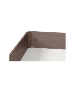 Canape abatible Global de Sonpura madera wengue tapa tapizada de 90x190.
