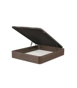 Canape abatible Global de Sonpura madera wengue tapa tapizada de 150x190.