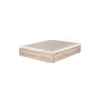 Canape abatible Line de Sonpura madera acabado roble cambrian tapa tapizada de 90x200.