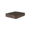 Canape abatible Line de Sonpura madera acabado wengue tapa tapizada de 160x190.