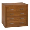 Cómoda dormitorio juvenil o matrimonio 4 Cajones madera maciza 80 cm(alto)95 cm(ancho)40 cm(largo)