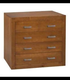 Cómoda dormitorio juvenil o matrimonio 4 Cajones madera maciza 80 cm(alto)95 cm(ancho)40 cm(largo)