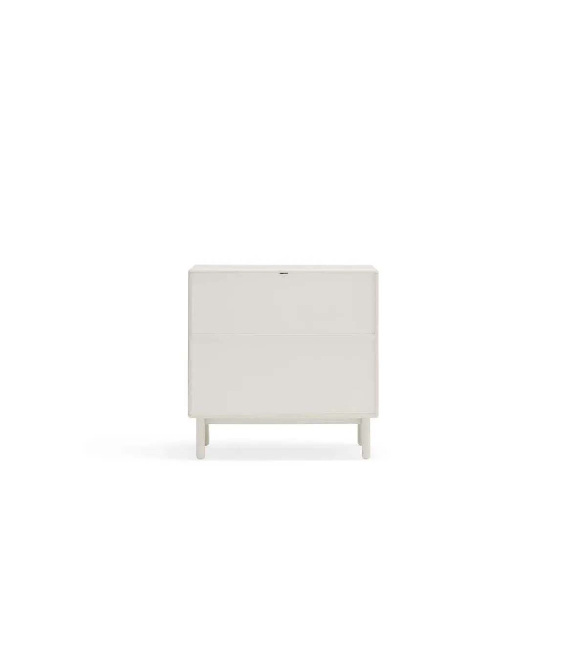 Cómoda para dormitorio modelo Corvo 1 hueco 4 cajones acabado crema, 40cm(ancho) 90cm(alto) 90cm (largo)