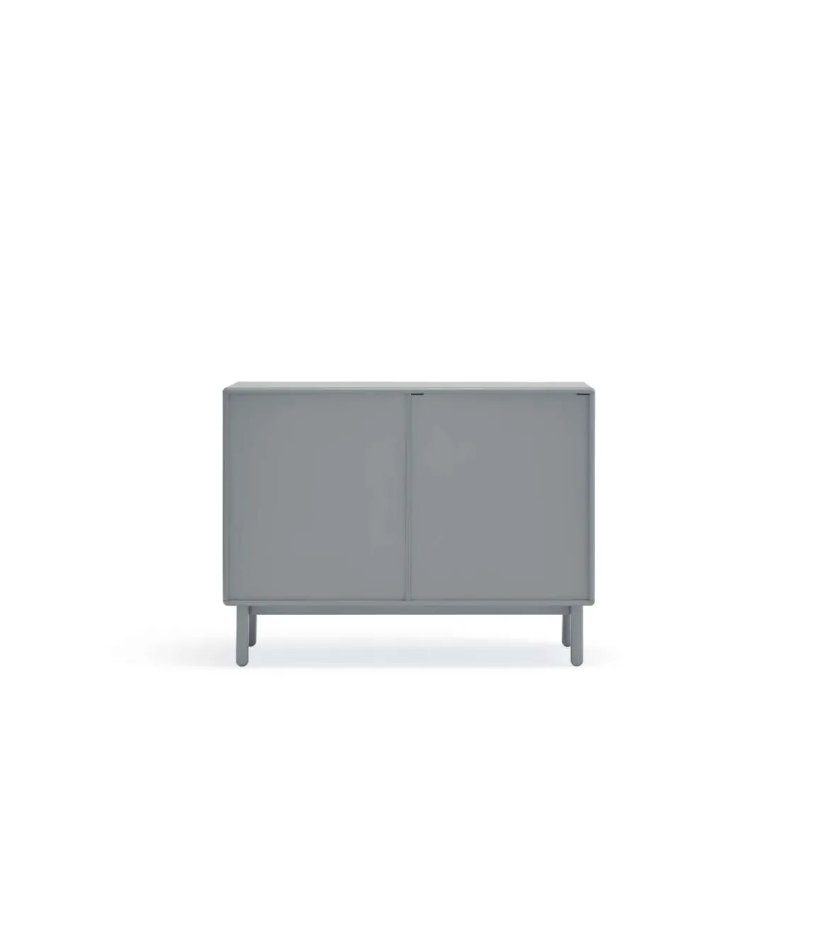 Cómoda para dormitorio modelo Corvo 1 hueco 7 cajones acabado gris perla, 40cm(ancho) 90cm(alto) 120cm (largo)
