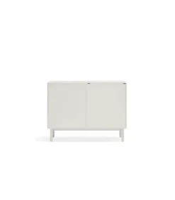 Cómoda para dormitorio modelo Corvo 1 hueco 7 cajones acabado crema, 40cm(ancho) 90cm(alto) 120cm (largo)