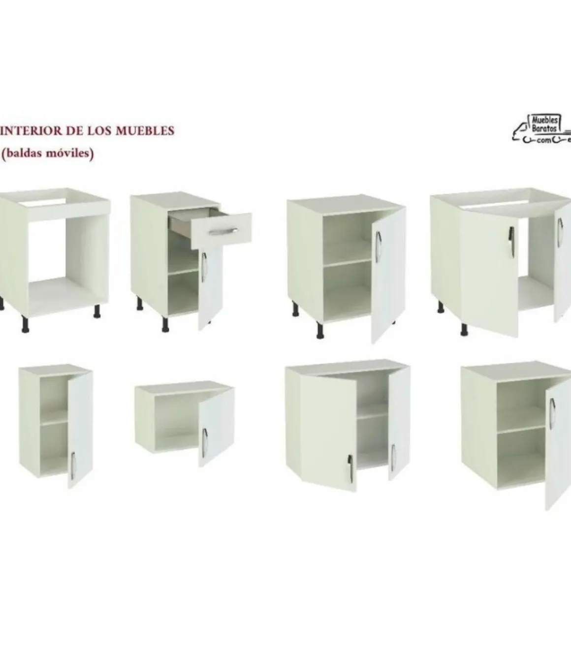 Cocina completa incluye zocalo y encimera 240 cm(ancho) color roble cortez, KIT-KIT