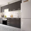 Cocina completa KIT-KIT NEW sin zocalo y sin encimera 240 cm color gris
