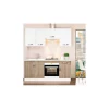 Cocina completa sin encimera y sin zocalo 180 cm(ancho) color roble-blanco KIT-KIT