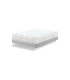 Colchón Fusión de Sonpura muelles ensacados HR con visco de 90x190x30 cm de grosor.