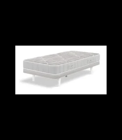 Colchón Play de Sonpura muelles ensacados HR con visco de 90x190x21cm de grosor.