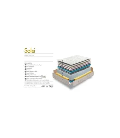 Colchón Solei de Sonpura muelles ensacados HR con visco de 105x200x30cm de grosor.