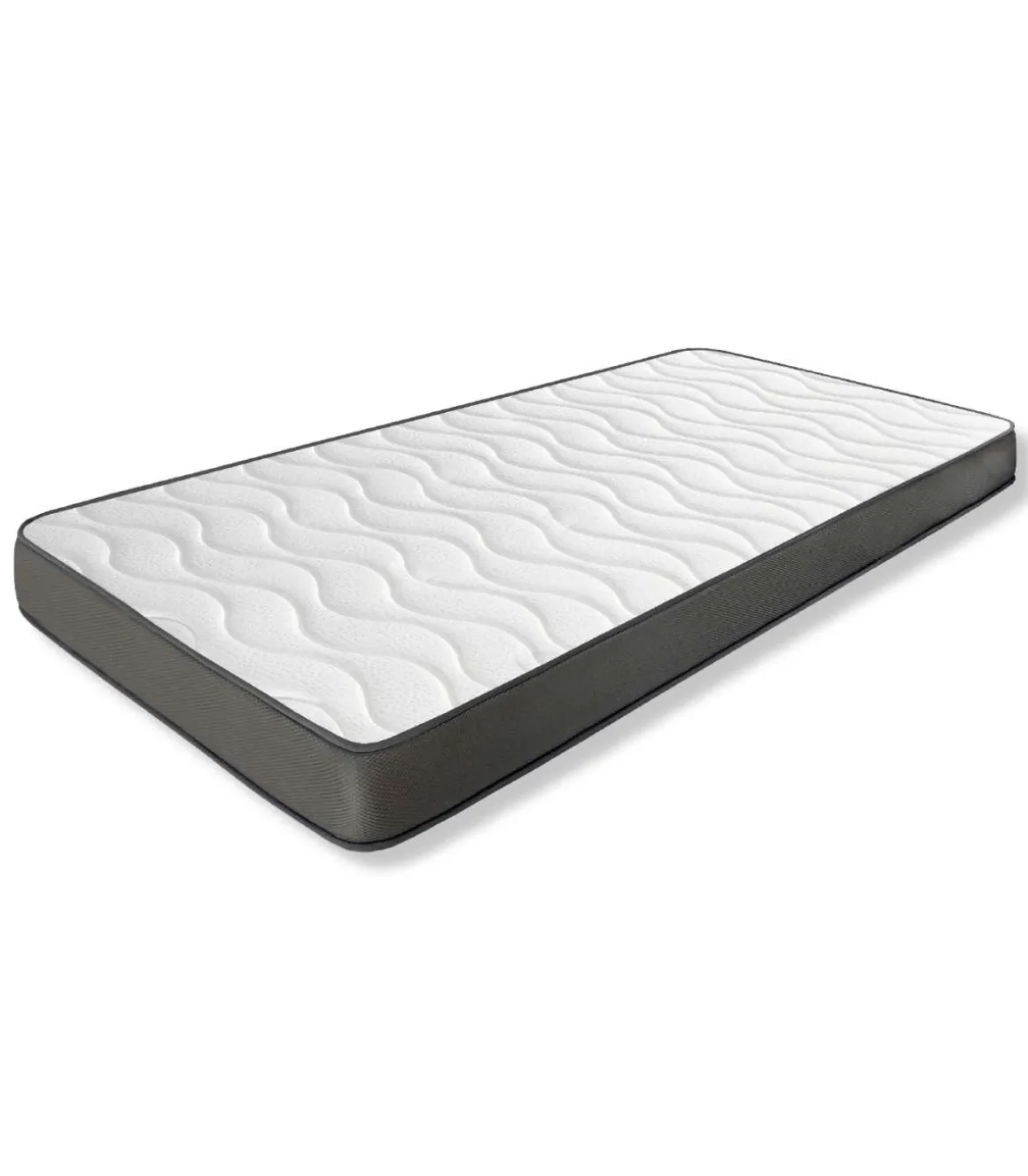 Colchoneta Málaga HR viscoelástica de Impt-Home-Design , 90x190x16 cm de grosor.