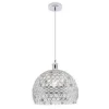 Colgante madelo Airana acabado cromo y cristal 31 cm(alto) 25 cm(ancho) 25 cm(fondo