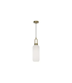 Colgante modelo BRIT acabado latón, 53cm(alto) 13cm(ancho) 13cm(fondo)