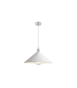 Colgante modelo Cortez acabado blanco, 24cm(alto) 35cm(ancho) 35cm(fondo)