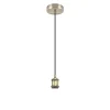 Colgante modelo Eduardo acabado cuero 14 cm(alto) 10 cm(ancho)10 cm(fondo