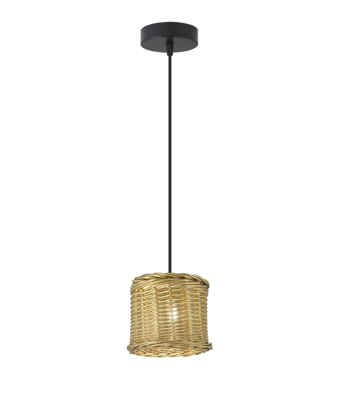 Colgante modelo Georgina acabado mimbre 25 cm(alto) 18 cm(ancho) 18 cm (fondo)