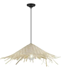 Colgante modelo Hans acabado bambú 20 cm(alto) 70 cm(ancho)70 cm(fondo7