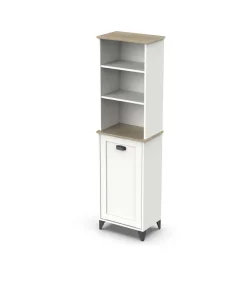Columna de baño Toscana en acabado color blanco, 168cm(alto) 46.5cm(ancho) 31cm(largo)