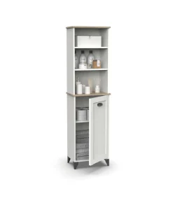 Columna de baño Toscana en acabado color blanco, 168cm(alto) 46.5cm(ancho) 31cm(largo)