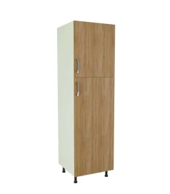 Columna de cocina de 2 puertas en roble cortez. 213 cm(alto)60 cm(ancho)60 cm(largo)