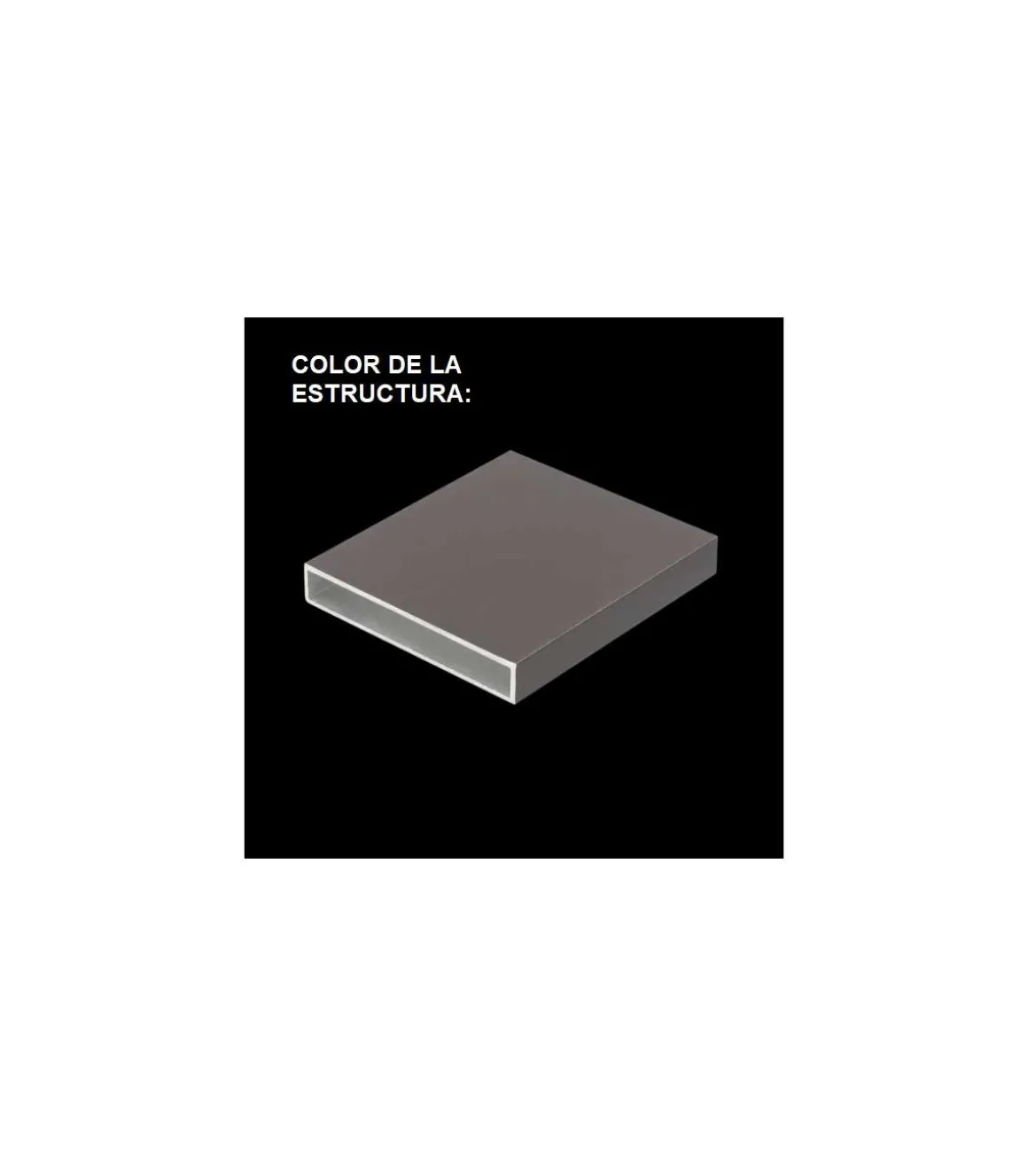 Conjunto terraza jardín mesa + 4 sillones aluminio gris antracita Mundra-100/Lerian-4.