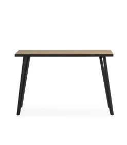 Consola para recibidor 1 cajón Mateo acabado bocamina/negro, 77cm(alto) 120cm(ancho) 40cm(fondo)