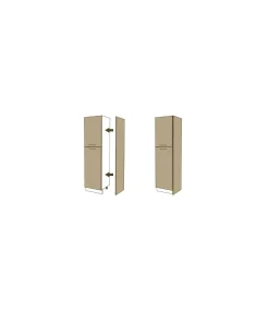 Costado visto para columna acabado roble vega, 235 cm(alto)60 cm(ancho)1,9 cm(largo)