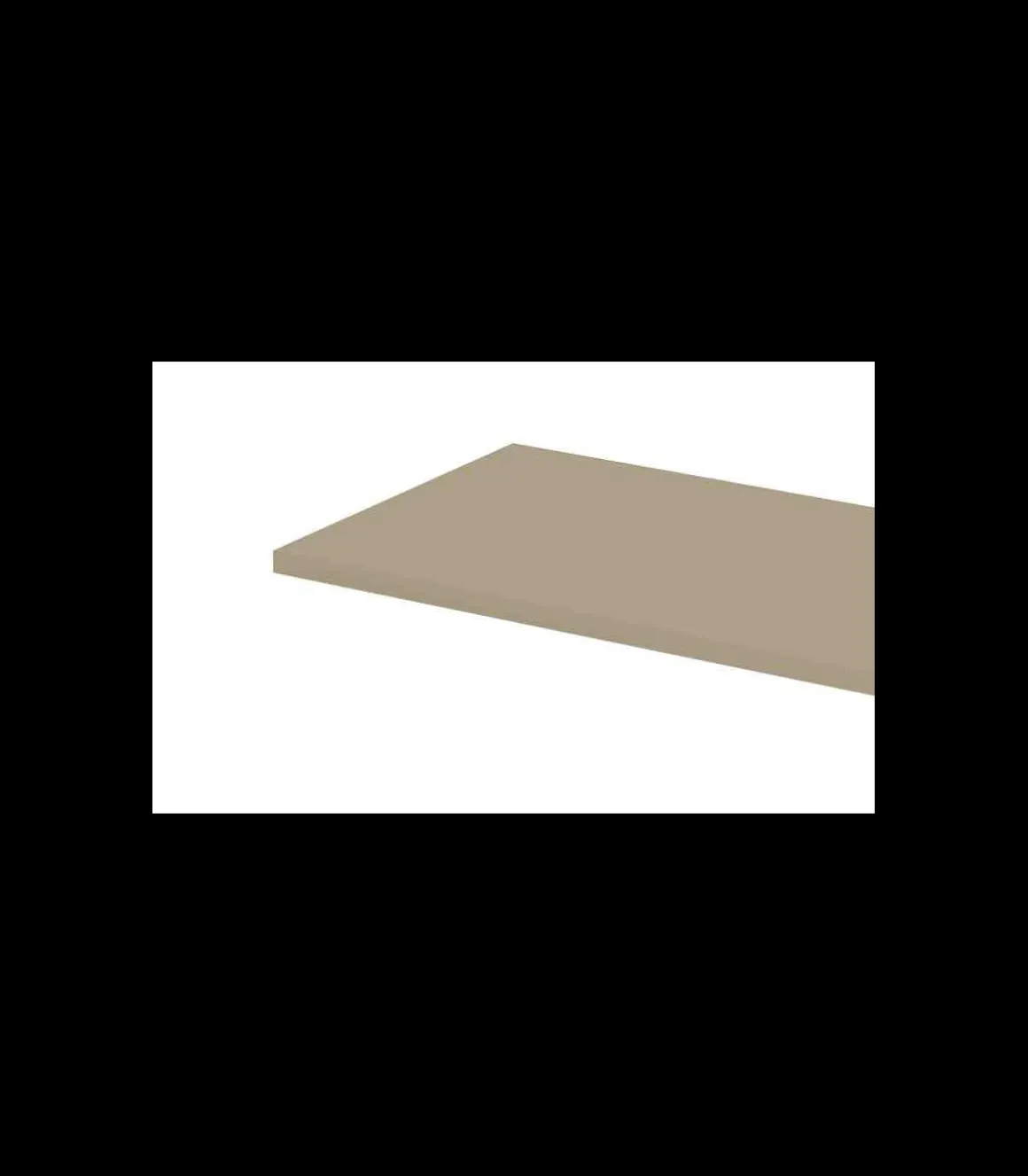Costado visto para muebles altos acabado visón, 90 cm(alto)35 cm(ancho)1,9 cm(largo)