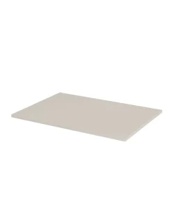 Costado visto para muebles bajos acabado blanco mate, 85 cm(alto)60 cm(ancho)1,9 cm(largo)