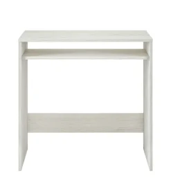 Escritorio Austin con hueco interior fijo en blanco alpes. 78 cm (alto), 79 cm (ancho), 43 cm (fondo)