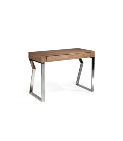 Escritorio chapado en nogal Isabel, 120 x 59.5 x 82 cm (largo x ancho x alto)