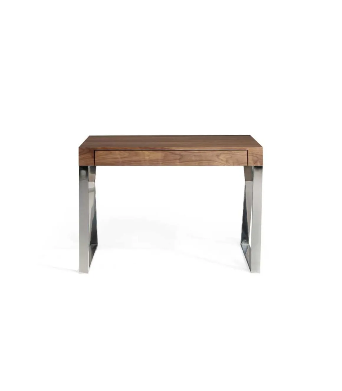 Escritorio chapado en nogal Isabel, 120 x 59.5 x 82 cm (largo x ancho x alto)