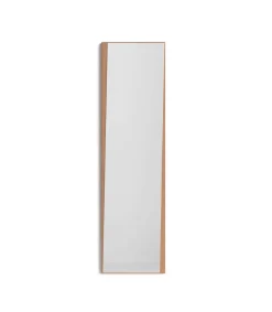 Espejo vestidor mod. 582 en nogal claro. 46cm(ancho) 167cm(altura) 2.3cm(fondo)