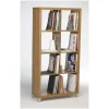 Estantería alta kubox 2x4 acabado maple, 146 cm(alto)76 cm(ancho)29 cm(fondo) .