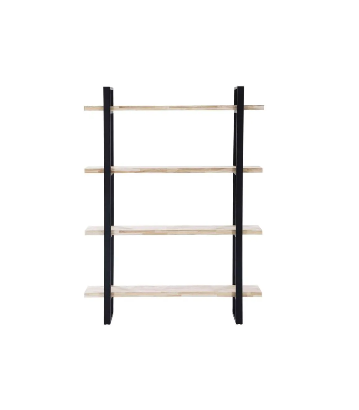 Estantería alta Steve acabado roble nordish- negro, 180 cm(alto) 120 cm(ancho)35 cm(fondo)