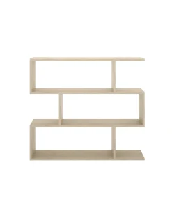 Estantería baja Ibros en roble natural 96 cm(alto)110 cm(ancho)25 cm(fondo). .