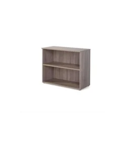 Estantería baja para oficina o estudio acabado olmo claro, 77.6 cm(alto)93 cm(ancho)42.5 cm(fondo).
