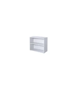 Estantería baja para oficina o estudio acabado blanco, 77.6 cm(alto)93 cm(ancho)42.5 cm(fondo).