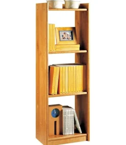 Estantería modelo Altea en acabado madera maciza de pino color miel 120 cm(alto)40 cm(ancho)28 cm(largo)