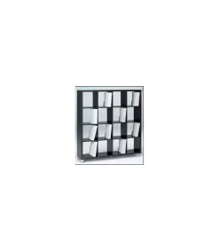 Estanteria grande kubox 4x4 acabado negro, 153 cm(alto)146 cm(ancho)29 cm(fondo)