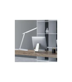 Flexo led Karim acabado blanco, 42cm(alto) 6cm(ancho) 24cm(largo).