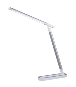 Flexo led modelo Karim acabado plata, 42cm(alto) 6cm(ancho) 24cm(largo).