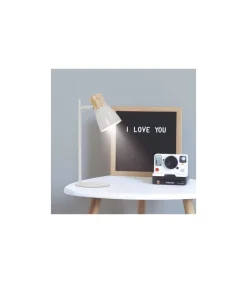 Flexo modelo Cabin acabado blanco-madera 42cm(alto) 15cm(ancho) 20 cm(fondo