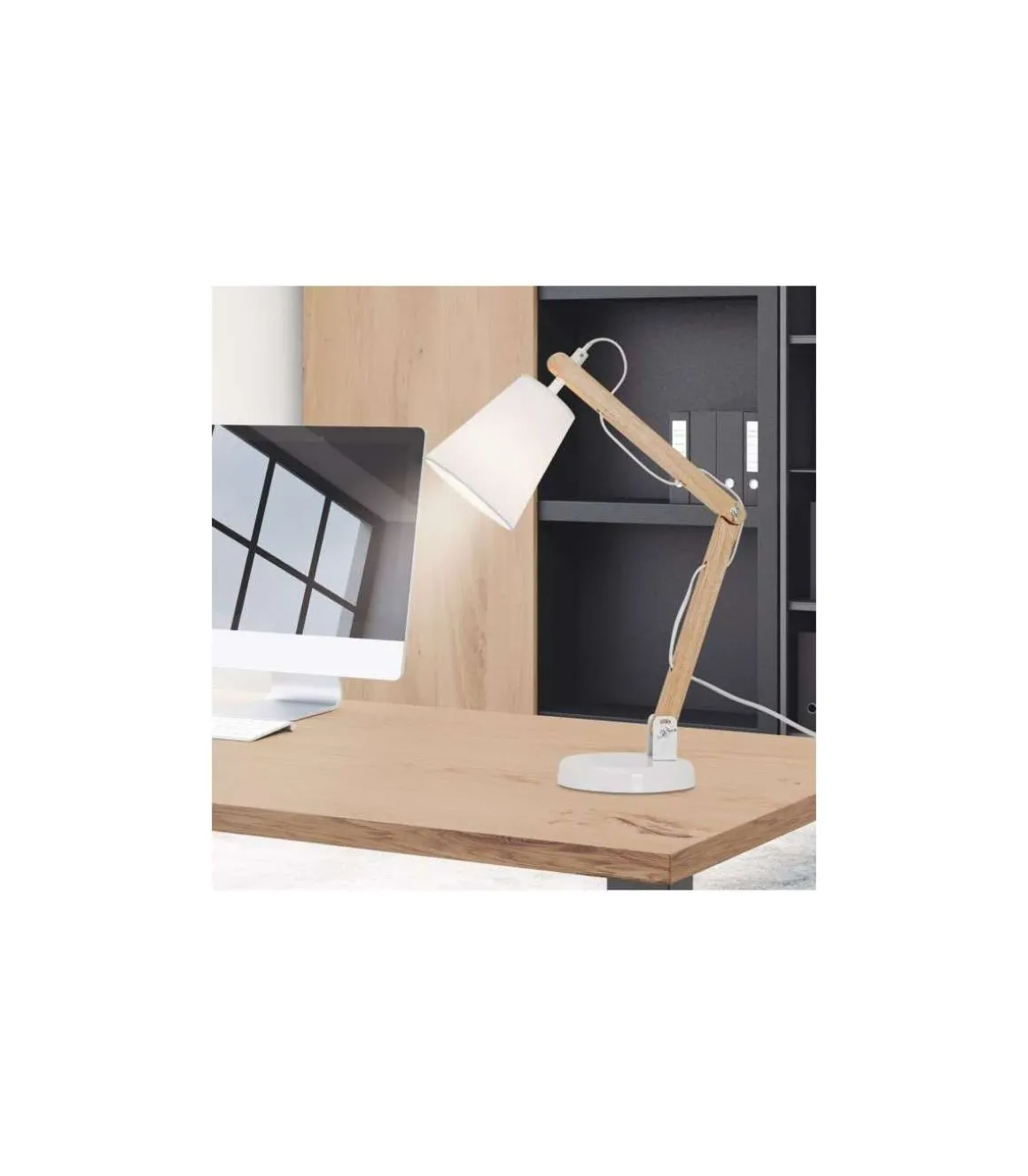 Flexo modelo Truman acabado madera 47 cm(alto) 40 cm(ancho) 40 cm(fondo