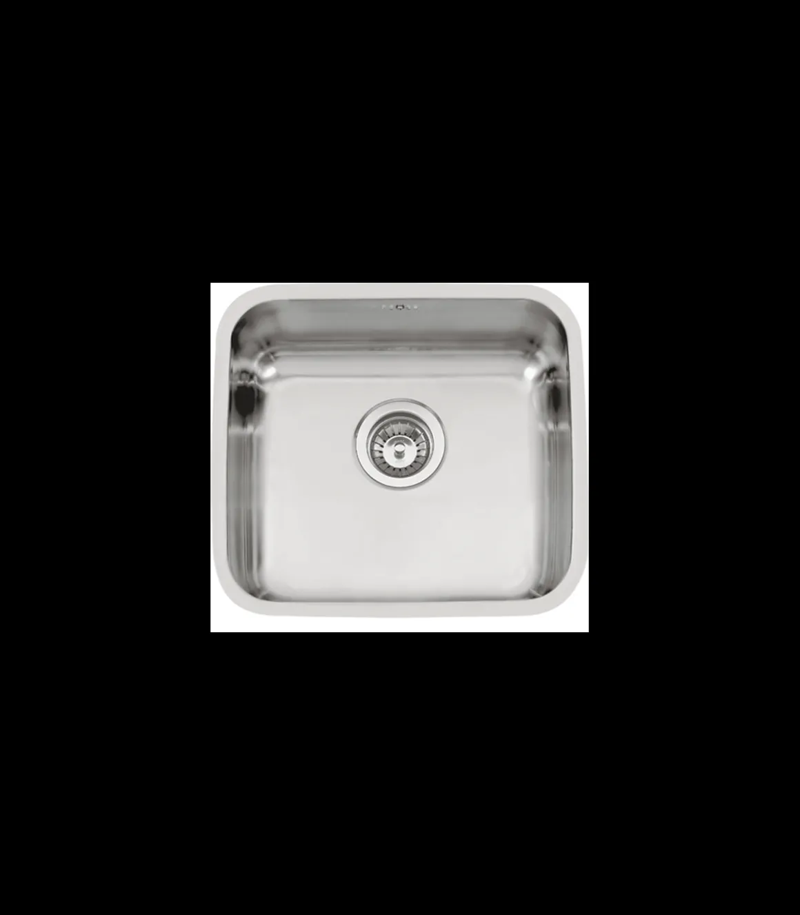 Fregadero de un seno en inox Argelia 20 cm(alto)41 cm(ancho)41 cm(largo)